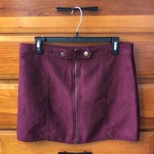 PacSun Suede Mini Skirt